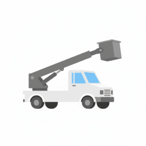 Tarieven wit met grijze verhuislift